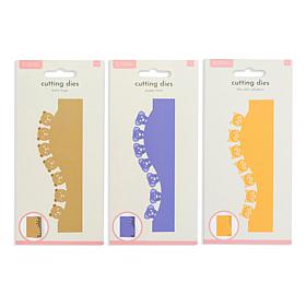 Crafter's Companion Cute Character Cat, Dog & Bear Edge'ables Die Set