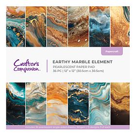 Crafter's Companion Earthy Element 12" x 12" Paper Pad