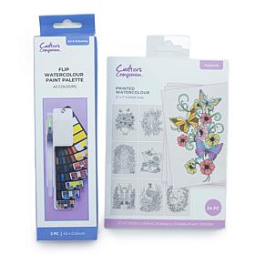 Crafter's Companion Flip Watercolor Palette Set