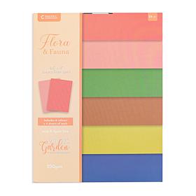 Crafter's Companion Nature's Garden Flora & Fauna Linen Cards 24-pack