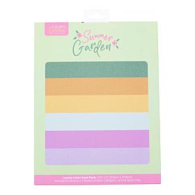 Crafter's Companion Natures Garden Summer Garden Linen Card Pack