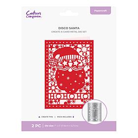 Crafter's Companion Non-Traditional Disco Santa Dies