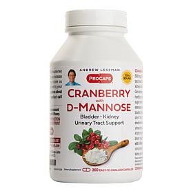 Cranberry with D-Mannose - 360 Capsules