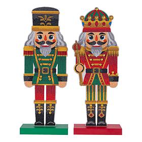 Crystal Art® Giant Nutcracker Decorations - Set of 2