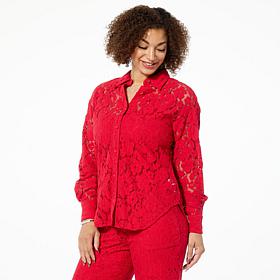 Curations x Amy Morrison Lace Blouse with Cami