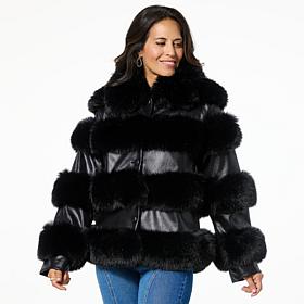 Curations x Debbie Denmon Faux Fur Jacket