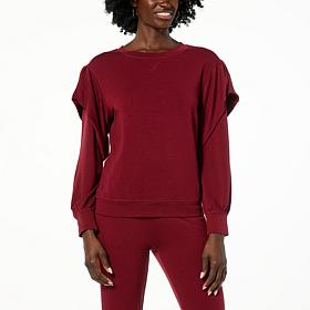 Curations x Sarah Anderson Magic Jersey Ruffle Sleeve Sweatshirt