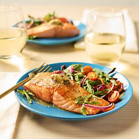 Curtis Stone 12-pk 6oz Skinless Faroe Island Salmon Filets w/Seasoning