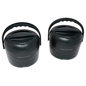 Curtis Stone 2-pack 1.2-Quart Portable Food Warmers