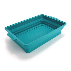 Curtis Stone Collapsible Glass & Silicone Bake & Roast Pan