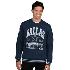 Dallas Cowboys Officially Licensed NFL Men's Crew-Neck Fleece Pullover