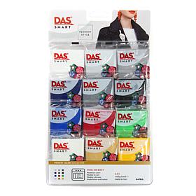 DAS Smart Polymer Clay Set Of 12 - Primary