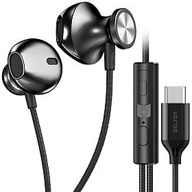 Delton 15E USB Computer Eearbud Headset with Microphone