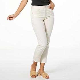 Democracy "Ab"solution® Embroidered Pocket Straight Leg Denim Jean