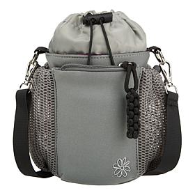 Denise Austin Drawstring Water Bottle Crossbody Bag