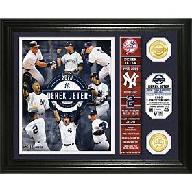 Derek Jeter 2020 HOF Induction Banner Bronze Coin Photo Mint