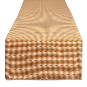 Design Imports 14" x 108" Farmhouse Gingham Table Runner