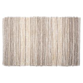 Design Imports 2' x 3' Reversible Variegated Recycled Yarn Rug
