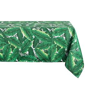 Design Imports Banana Leaf Outdoor Tablecloth - 60" x 84"