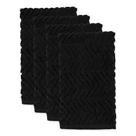 Design Imports Chevron Luxury Barmop 4-Pack