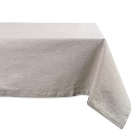 Design Imports Solid Chambray 60" x 120" Tablecloth
