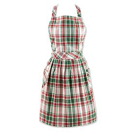 Design Imports Yuletide Plaid Apron