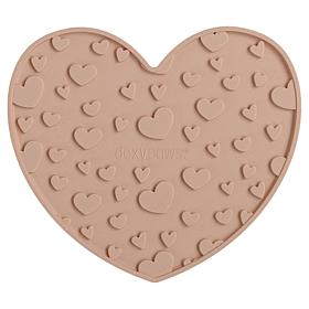 DexyPaws Blush Pink Heart Enrichment Lick Mat