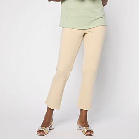 DG2 by Diane Gilman Comfort Ponte Knit Pull-On Slim Ankle Pant