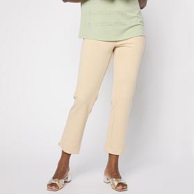 DG2 by Diane Gilman Comfort Ponte Knit Pull-On Slim Ankle Pant