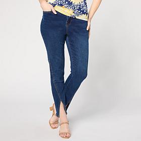 DG2 by Diane Gilman Legacy Stretch Slit Front Skinny Jean
