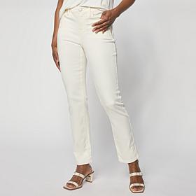 DG2 by Diane Gilman Lux Touch Denim Straight-Leg Jean