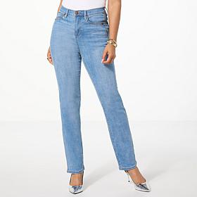DG2 by Diane Gilman Lux Touch Stretch Denim Straight-Leg Jean