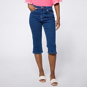 DG2 by Diane Gilman New Classic Stretch 5-Pocket Pedal Pusher Jean