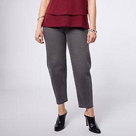DG2 by Diane Gilman New Classic Stretch Barely Barrel-Leg Jean