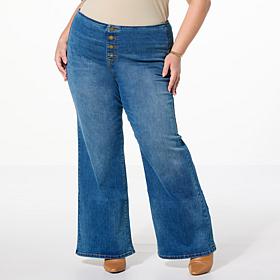 DG2 by Diane Gilman New Classic Stretch Button Fly Pull-On Jean