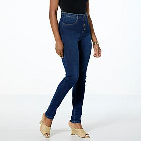 DG2 by Diane Gilman New Classic Stretch Button Fly Skinny Jean