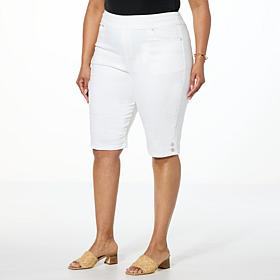 DG2 by Diane Gilman New Classic Stretch Denim Pull-On Bermuda Short
