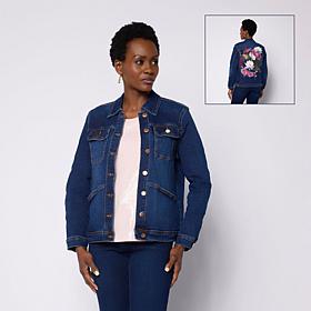 DG2 by Diane Gilman New Classic Stretch Embellished Anniversary Jacket