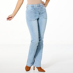 DG2 by Diane Gilman New Classic Stretch Utility Pocket Bootcut Jean