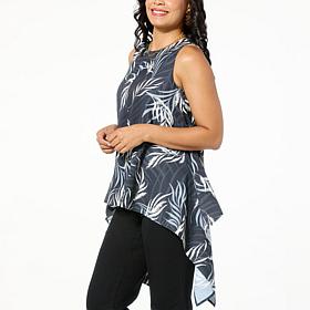 DG2 by Diane Gilman Printed Drama Top