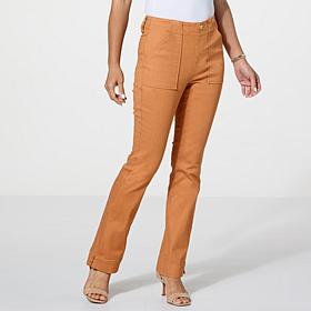 DG2 by Diane Gilman Stretch Perfect Twill Denim Bootcut Jean