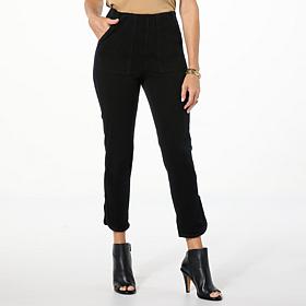 DG2 by Diane Gilman Superstretch Knit Denim Slim & Sleek Crop Jean