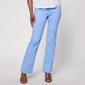 DG2 by Diane Gilman Virtual Stretch Denim Bootcut Jean - Hydrangea