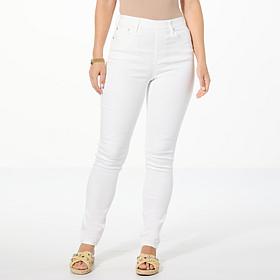 DG2 by Diane Gilman Virtual Stretch Denim Pull-On 5-Pocket Jegging