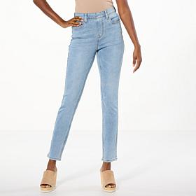 DG2 by Diane Gilman Virtual Stretch Denim Pull-On 5-Pocket Jegging