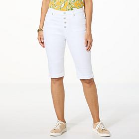 DG2 by Diane Gilman Virtual Stretch Denim Pull-On Bermuda Short