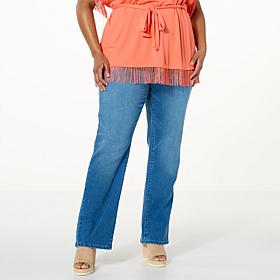 DG2 by Diane Gilman Virtual Stretch Denim Straight-Leg Jean