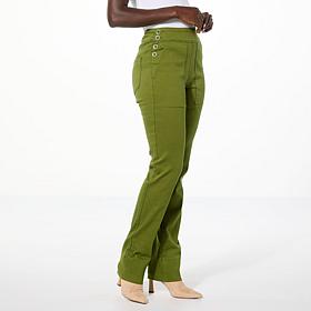 DG2 by Diane Gilman Virtual Stretch Denim Straight-Leg Pull-On Jean