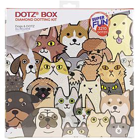 Diamond Dotz Diamond Art Box Kit 11" x 11" - Dogs and DOTZ