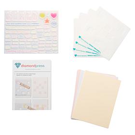 Diamond Press Bingo Card Stamp and Stencil Kit